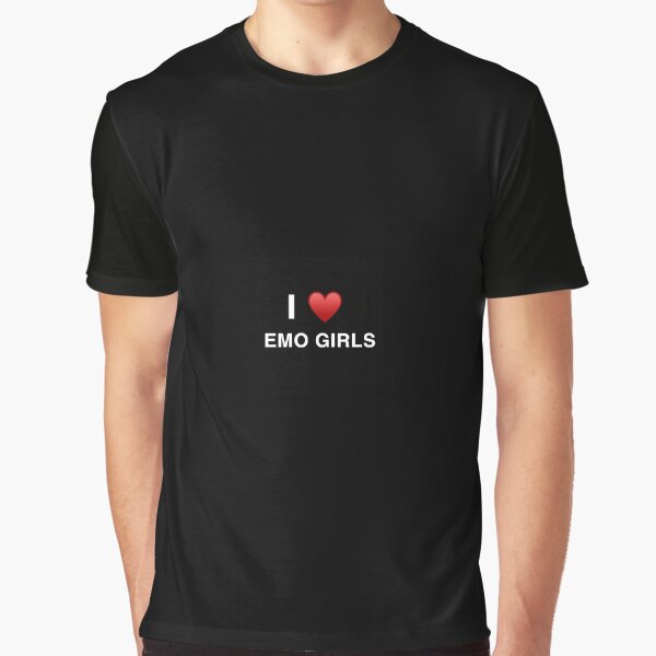 I heart emo girls♥️ Graphic T-Shirt for Sale by Kirsteneileen