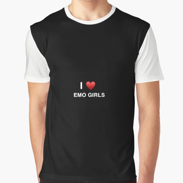 I Heart Emo Girls Tee I Love Emo Girls T-Shirt I Heart -  Portugal