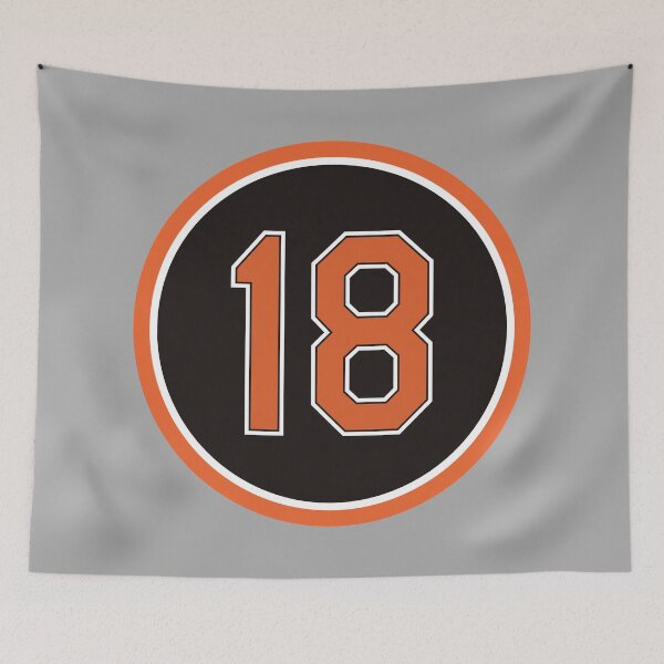 Artikelvorschau, Jeff Conine #18 Jersey Number entworfen und verkauft von StickBall.