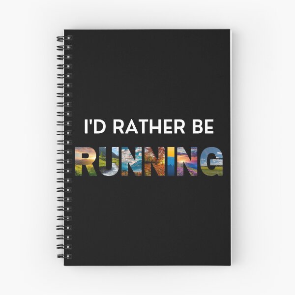 Item preview, I'd rather be running designed and sold by The Feel Workshop.