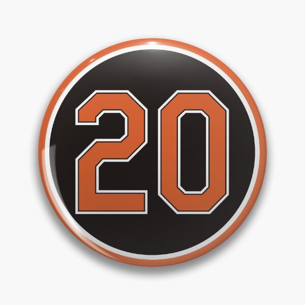 Item preview, Frank Robinson #20 Jersey Number designed and sold by StickBall.