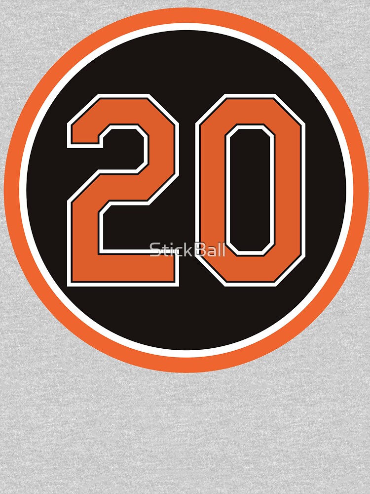 Frank Robinson 20 Jersey Number V Neck T Shirt