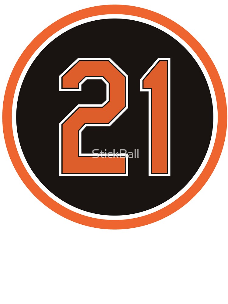 Nick Markakis #21 Jersey Number Baby One-Piece for Sale by