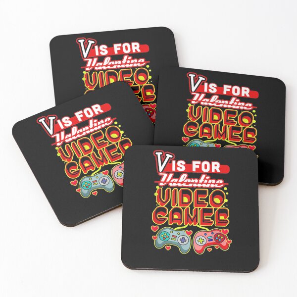 Item preview, V Is For Valentine Video Games Funny Valentine For Gamers designed and sold by ninapfvu.