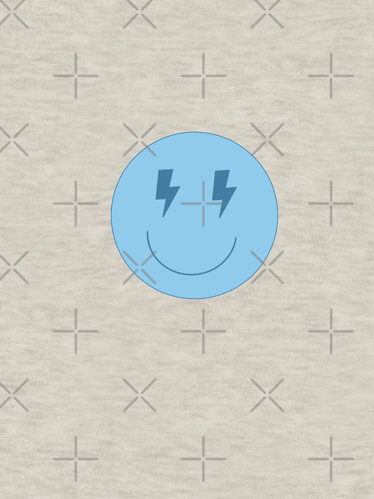 LIGHTNING SMILEY HOODIE BLUE