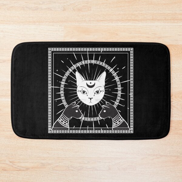 Item preview, Egyptian Cat with Crescent Moon designed and sold by EsotericOccult.