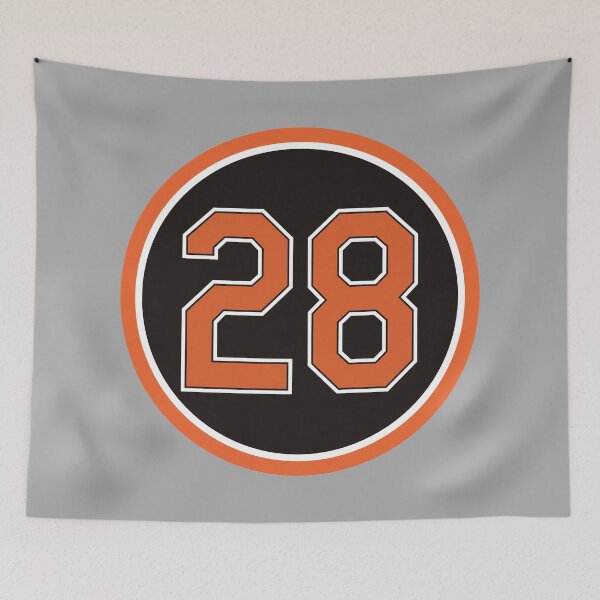 Item preview, Randy Myers #28 Jersey Number designed and sold by StickBall.