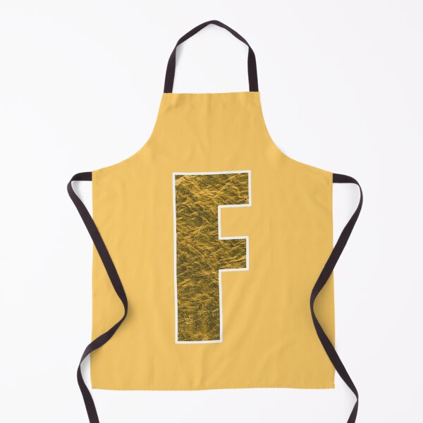Item preview, Letter F - Yellow and Gold Water Wave Ocean Art designed and sold by dylanxh.