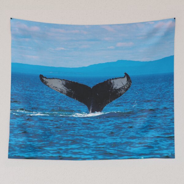Item preview, Black whale in deep sea designed and sold by myseptember18th.