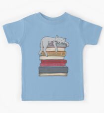 Wie man wie eine Katze chillt Kinder T-Shirt