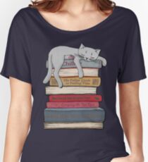 Camiseta ancha para mujer Cómo enfriar como un gato
