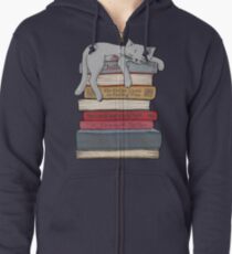 How to Chill Like a Cat Zipped Hoodie