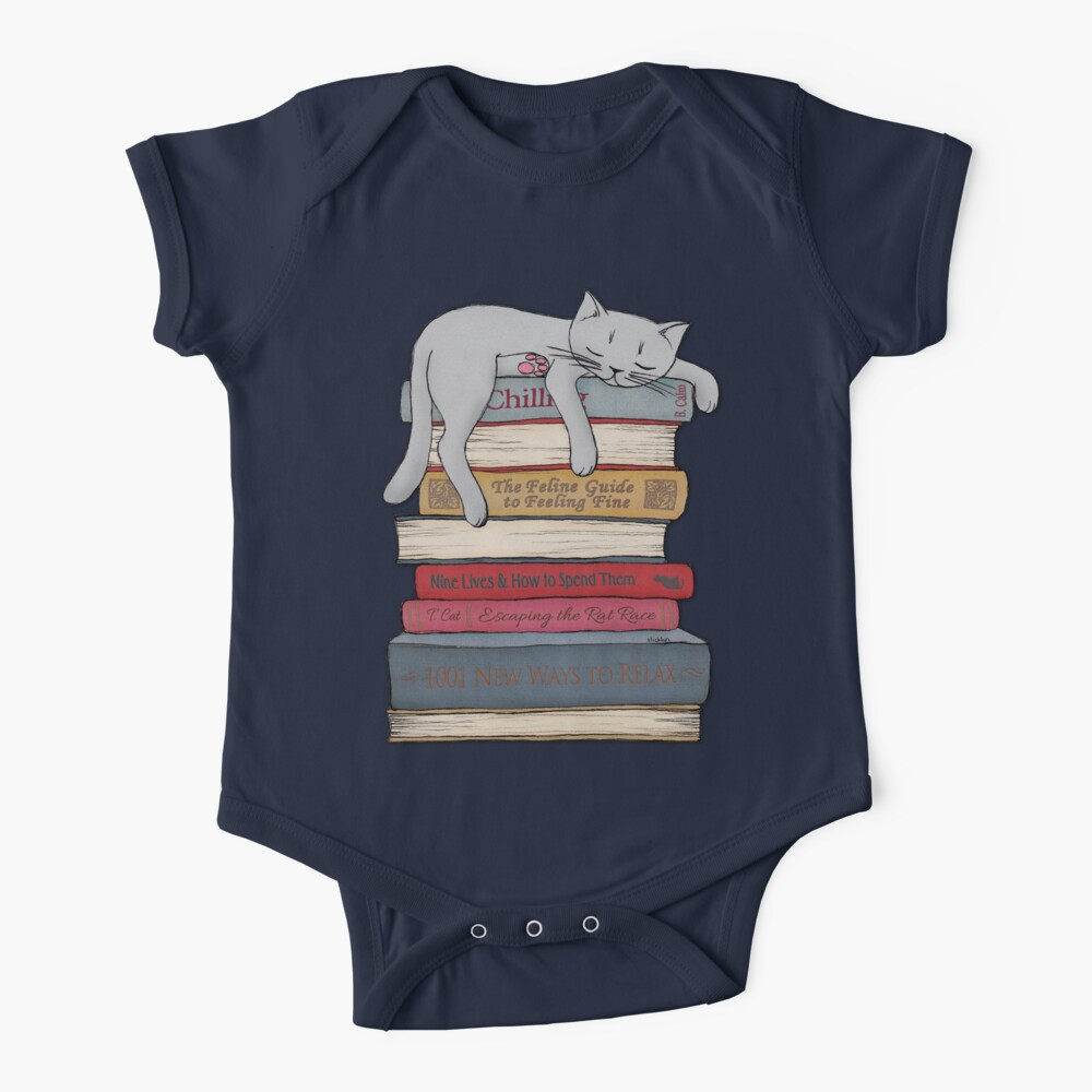 How to Chill Like a Cat Baby One-Piece