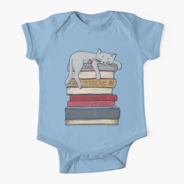 How to Chill Like a Cat Short Sleeve Baby One-Piece