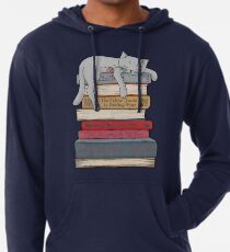 Wie man wie eine Katze chillt Leichter Hoodie