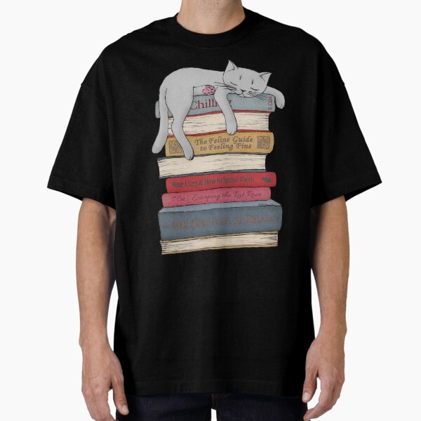 How to Chill Like a Cat Oversized T-Shirt