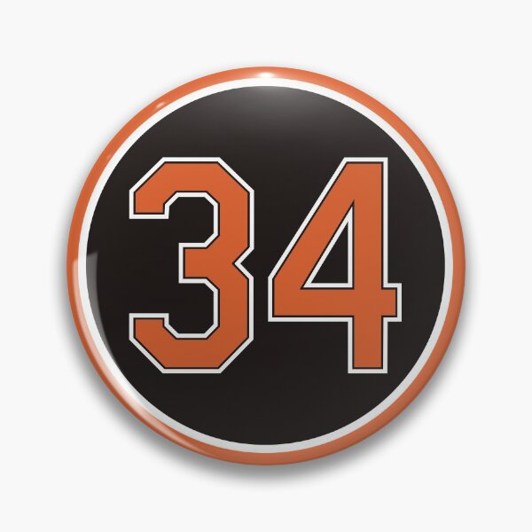 Item preview, Storm Davis #34 Jersey Number designed and sold by StickBall.