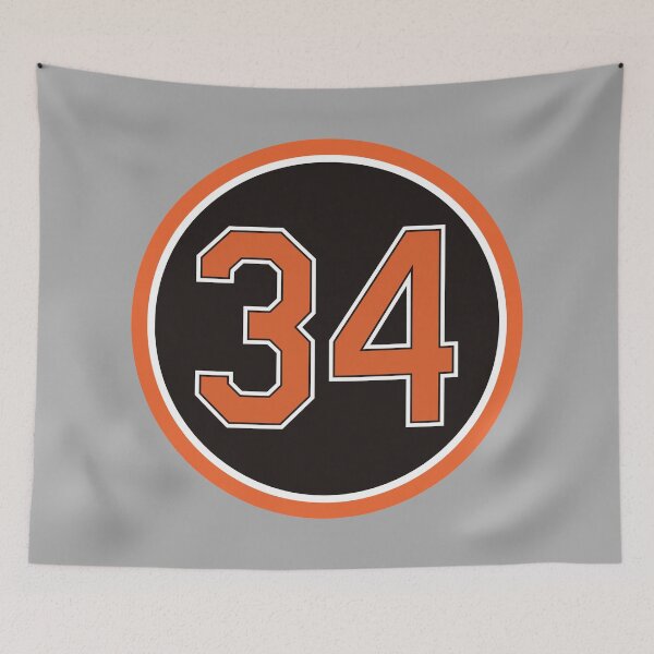 Item preview, Storm Davis #34 Jersey Number designed and sold by StickBall.
