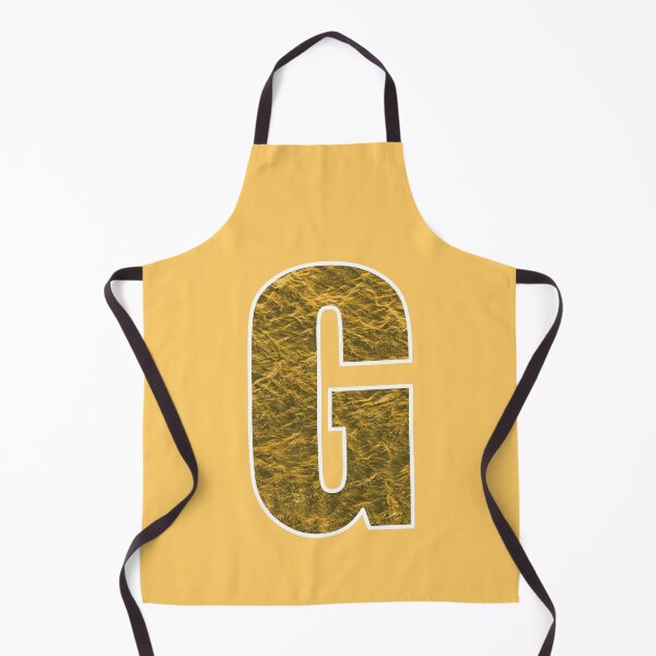 Item preview, Letter G - Yellow and Gold Water Wave Ocean Art designed and sold by dylanxh.