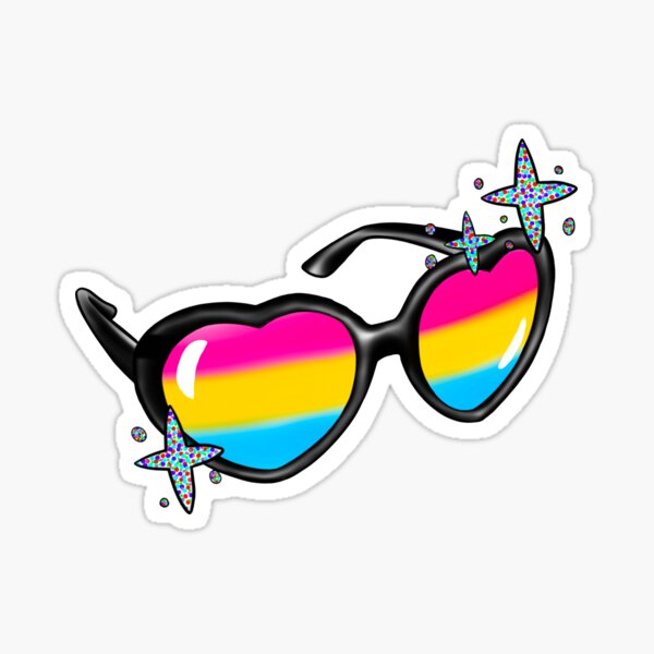 Pan Pride Sunnies Sticker