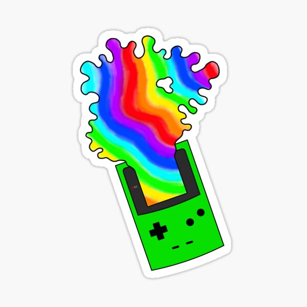 Item preview, Trippy Game System - Green designed and sold by TheeForestFox Shop.