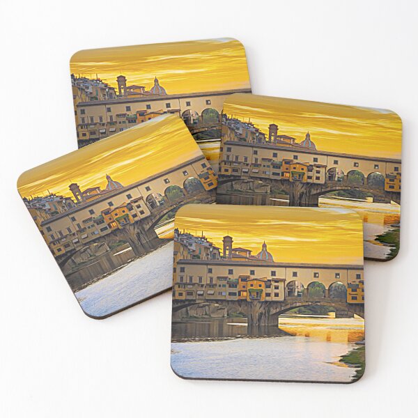 Item preview, Sunset over Ponte Vecchio designed and sold by DVart-nz.