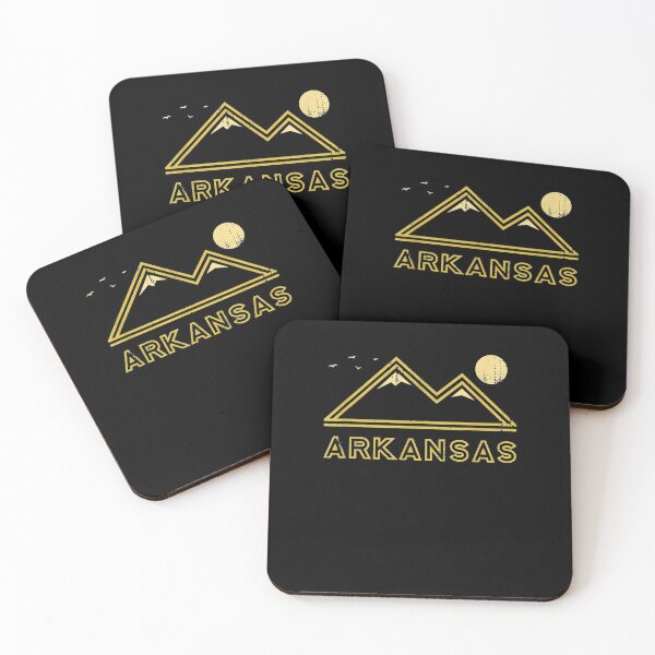Item preview, Arkansas Souvenir Hiking Mountains Sunset Vintage Sunset designed and sold by ninapfvu.