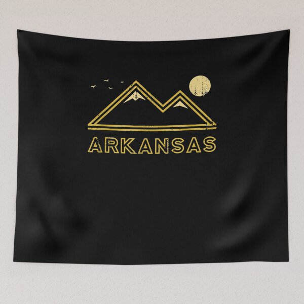 Item preview, Arkansas Souvenir Hiking Mountains Sunset Vintage Sunset designed and sold by ninapfvu.