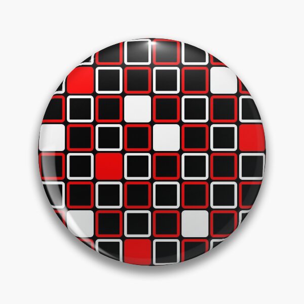 Item preview, Red Square, White Square Chaos designed and sold by Shapes-Mania.