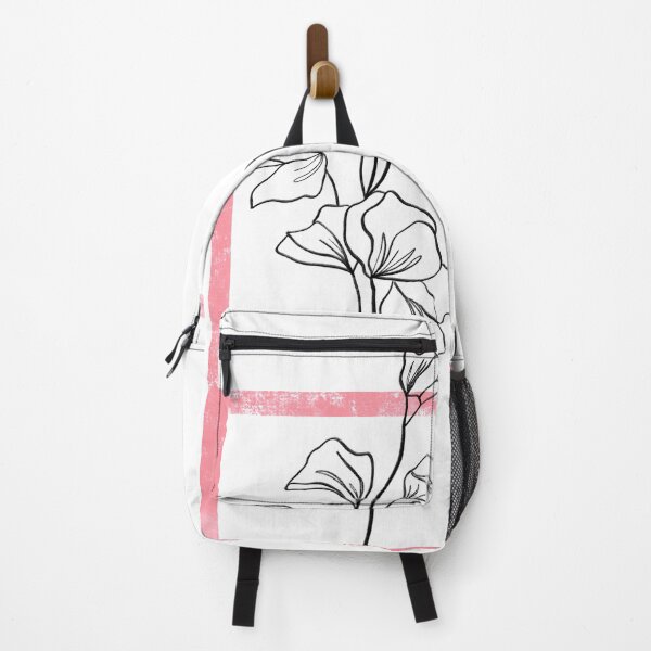 Item preview, Sweetest Pea— minimalist flower line art (dusty rose) designed and sold by HeyHil.