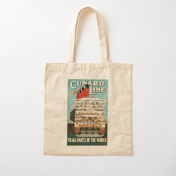 Aperçu de l'œuvre Bateaux de croisière Cunard Line - Vintage Travel créée et vendue par Culturio.