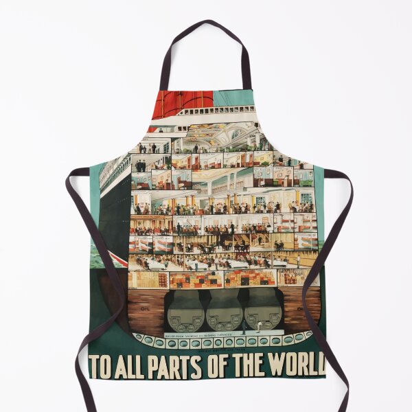 Item preview, Cunard Line Cruise Liners - Vintage Travel designed and sold by Culturio.