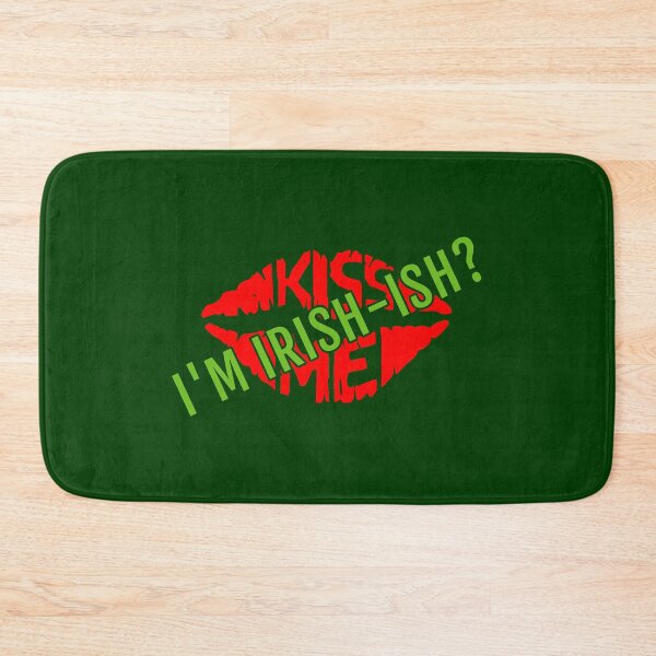 Item preview, Kiss Me I'm Irish-ish - Lips designed and sold by TKsTees.
