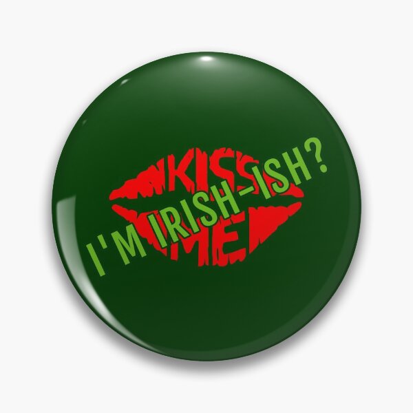 Item preview, Kiss Me I'm Irish-ish - Lips designed and sold by TKsTees.