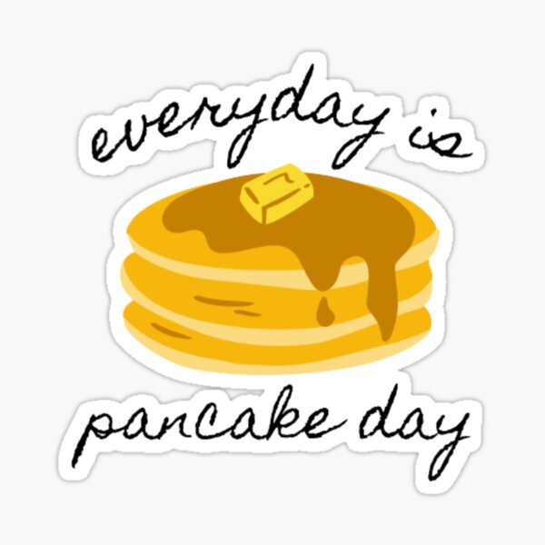 Item preview, happy pancake day designed and sold by JocelynCrafts.
