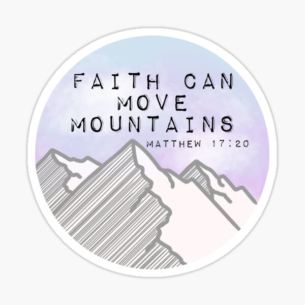 Eccolo, Faith Can Move Mountains Christian Sticker Book, 28 Pages, Mardel