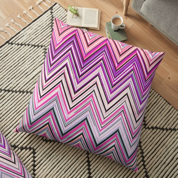 Newest home decor zigzag Design Floor Pillow
