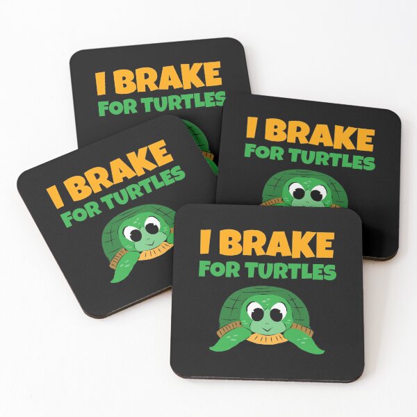 Item preview, I Brake For Turtles designed and sold by Wachi-A.