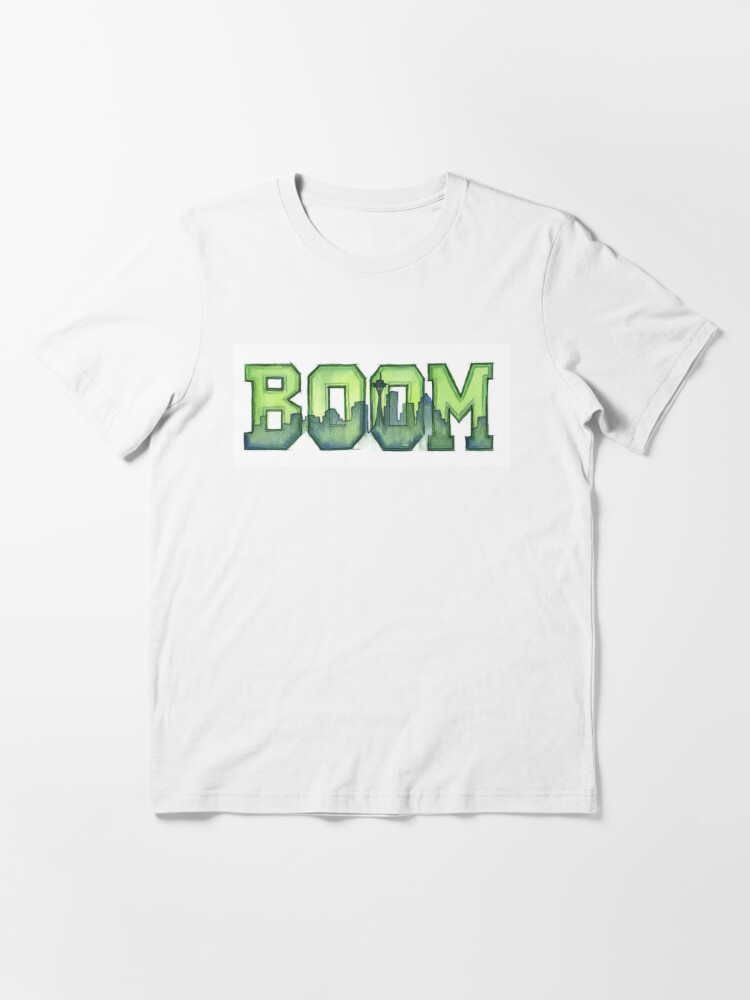 Legion of Boom 12th Man Art Seattle Space Needle Essential T