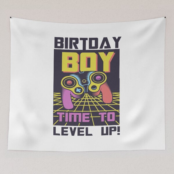 Item preview, Birthday Boy Time to Level Up Video Game Birthday Gift Boys T-Shirt designed and sold by TheFlipRepublic.