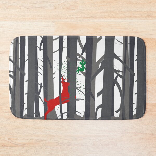Item preview, Red Christmas Deer and the Fairy designed and sold by aboniteblanc.