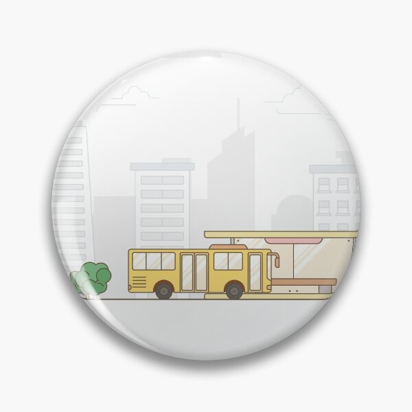 Item preview, city skyline and bus station  designed and sold by Planb StudioDesign.