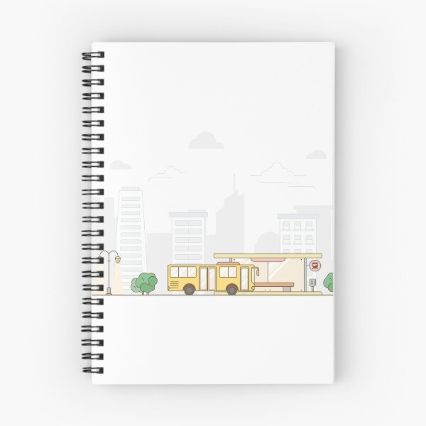 Item preview, city skyline and bus station  designed and sold by Planb StudioDesign.