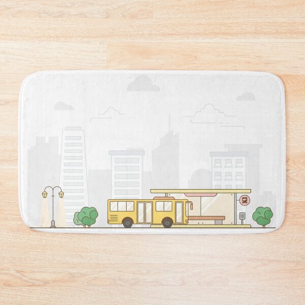 Item preview, city skyline and bus station  designed and sold by Planb StudioDesign.