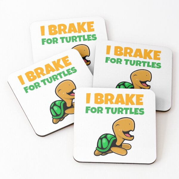 Item preview, I Brake For Turtles designed and sold by Wachi-A.