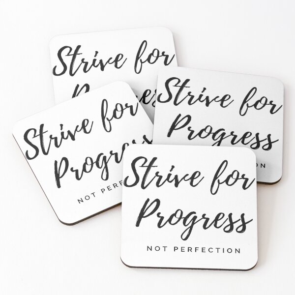 Item preview, Strive For Progress, Not Perfection designed and sold by artesiaKT.