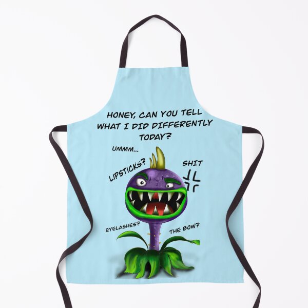 Item preview, PvZ chomper apron designed and sold by dengs-art.