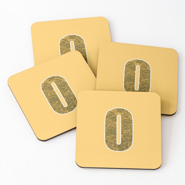 Item preview, Letter O - Yellow and Gold Water Wave Ocean Art designed and sold by dylanxh.
