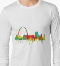 Gateway Arch, St Louis, Missouri Skyline - SG Long Sleeve T-Shirt