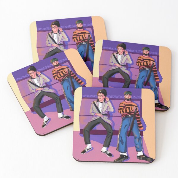 Item preview, RAPPER PO & MINO in NEON designed and sold by AmyLye.